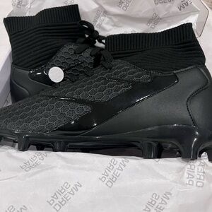 Black Soccer with Textured Design